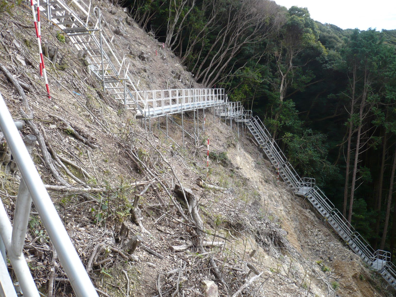 トンネル現場にての施工事例1