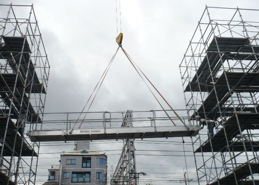 立体交差高架橋付け替え工事（阪急京都線 淡路駅付近）4