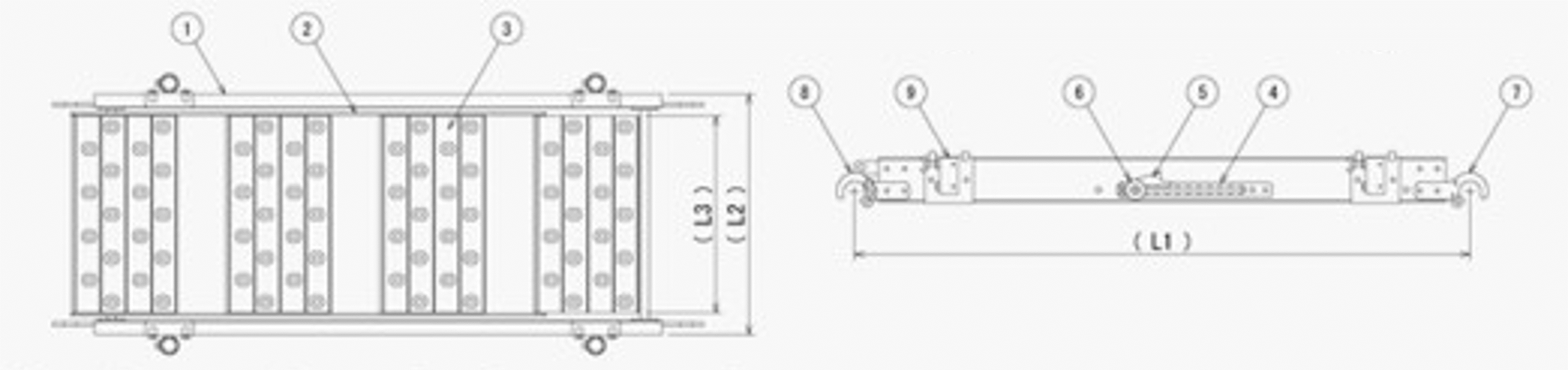 避難通路（本設階段）製品構成1